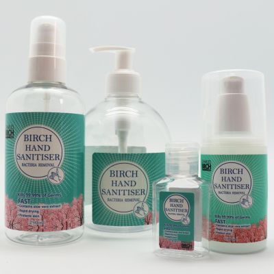 Birch Hand Sanitiser full range