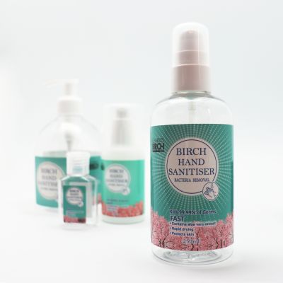 Hand Sanitiser 250ml with the Birch range